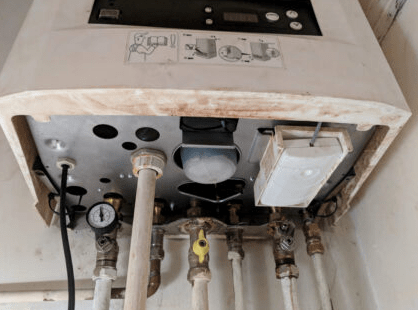 boiler leaking water