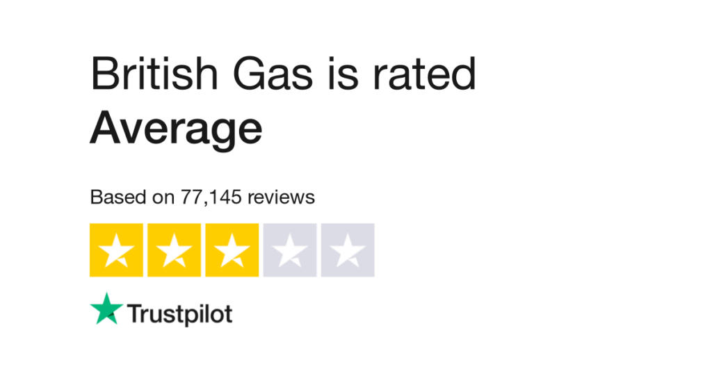 british gas trust pilot review