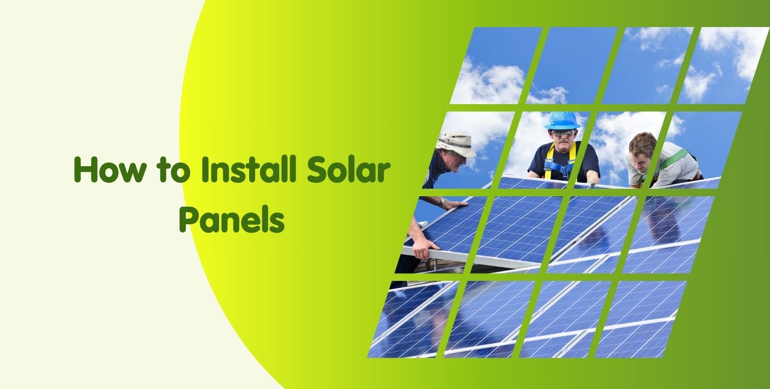 how to install solar panels