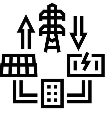 off grid solar icon