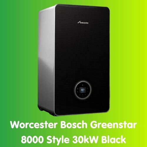 Worcester Bosch Greenstar 8000 Style 30kW Gas Combi Boiler Black