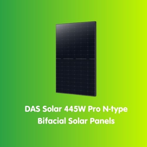 DAS Solar 445W Black Pro N-type DH108ND Bifacial Solar Panels