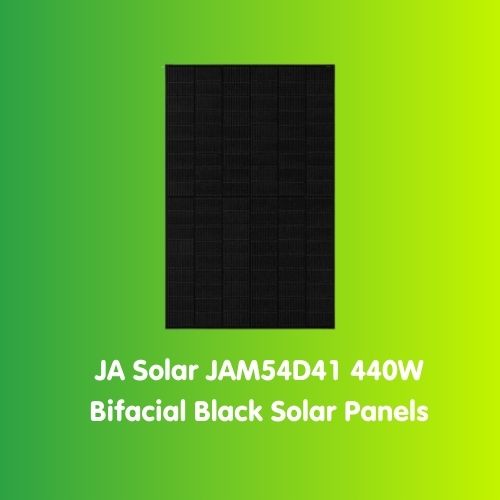 JA Solar JAM54D41 440W Bifacial Black Solar Panels