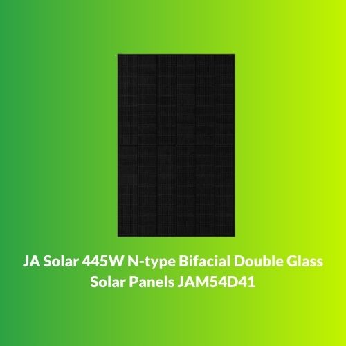 JA Solar 445W N-type Bifacial Double Glass Solar Panels JAM54D41