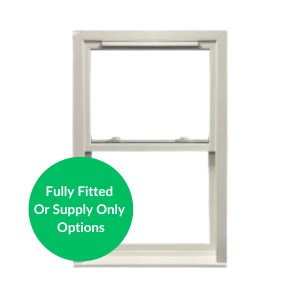 White Sash Window